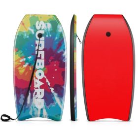 41 Inches Lightweight Body Board Boogie Board with EPS Core XPE Deck HDPE Bottom Multicolor1