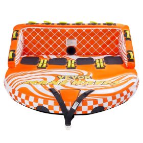 VEVOR Towable Tube for Boating, 1-4 Riders Inflatable Boat Tubes and Towables
