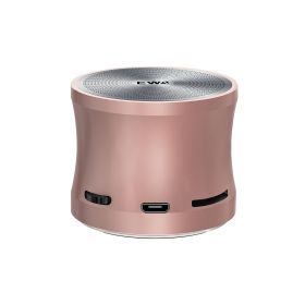A109Mini Wireless Bluetooth Speaker Big Sound &amp; Bass for Phone/Laptop/Pad Support MicroSD Card Portable Loud Speakers 5.0 (Set Type: Speaker, Color: A109mini-Rose gold)
