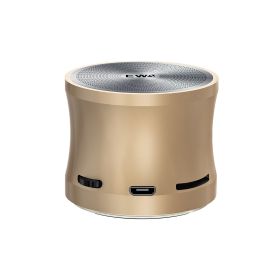 A109Mini Wireless Bluetooth Speaker Big Sound &amp; Bass for Phone/Laptop/Pad Support MicroSD Card Portable Loud Speakers 5.0 (Set Type: Speaker, Color: A109mini- Gold)