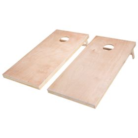 VEVOR Cornhole Set, 4x2 ft Corn Hole Game Boards, Solid Wood Portable Toss Board, Indoor and Outdoor Cornhole Play for Adults (Package Content: 2 Boards+1 Carrying Bag)