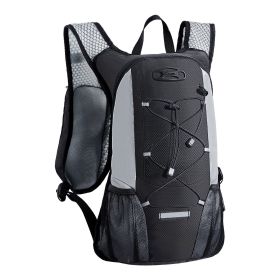VEVOR Hydration Backpack with 2L TPU Water Bladder, Hydration Pack Backpack, Lightweight Hiking Water Backpack for Men Women (Color: black, Type: Lightweight)